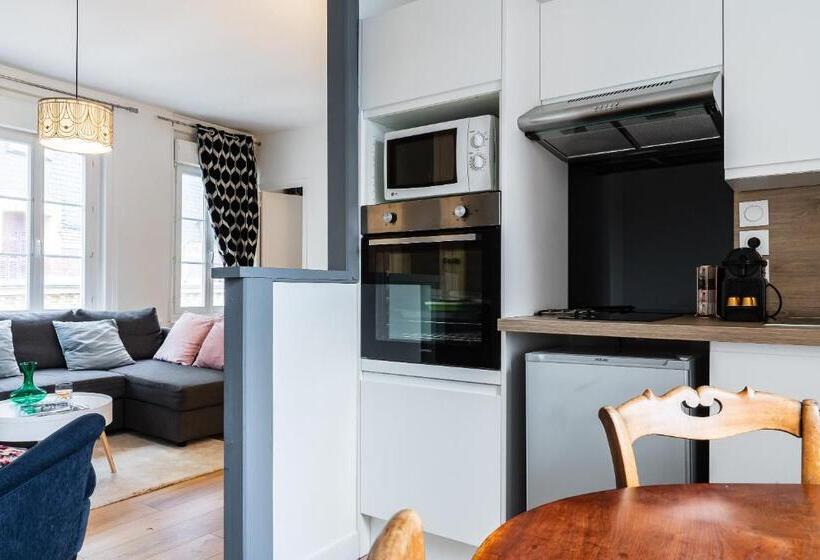 Апартаменты Prestige 1 Спальня, Townhouse Trouville   Appart Hotel & Studios