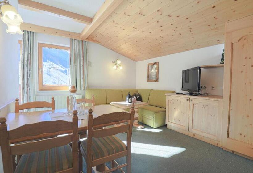 バルコニー付き1ベッドルームアパートメント, Ausserwieserhof