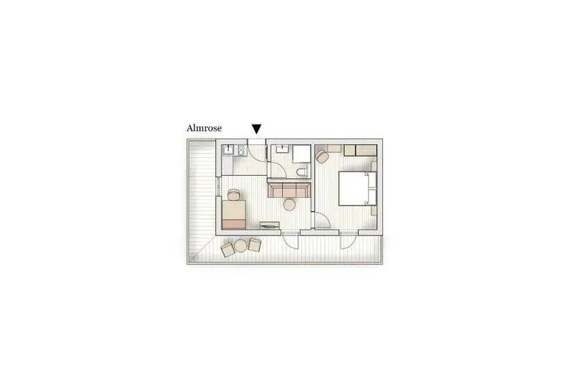 マウンテンビュースタンダードルーム, Landhaus Charlotte Apartments Tirol