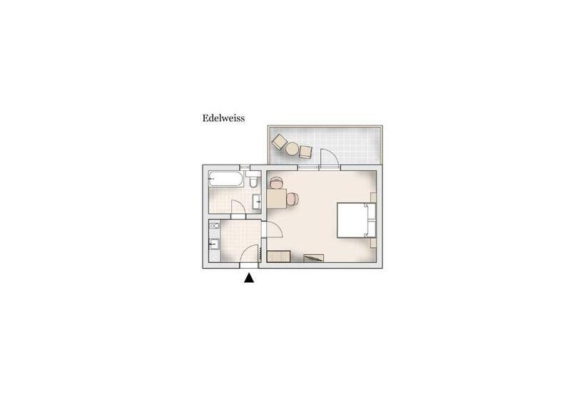 Студия Стандарт, Landhaus Charlotte Apartments Tirol