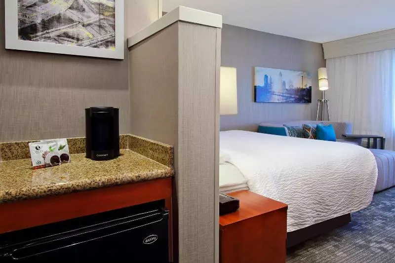 اتاق استاندارد با تخت بزرگ, Courtyard Atlanta Airport West