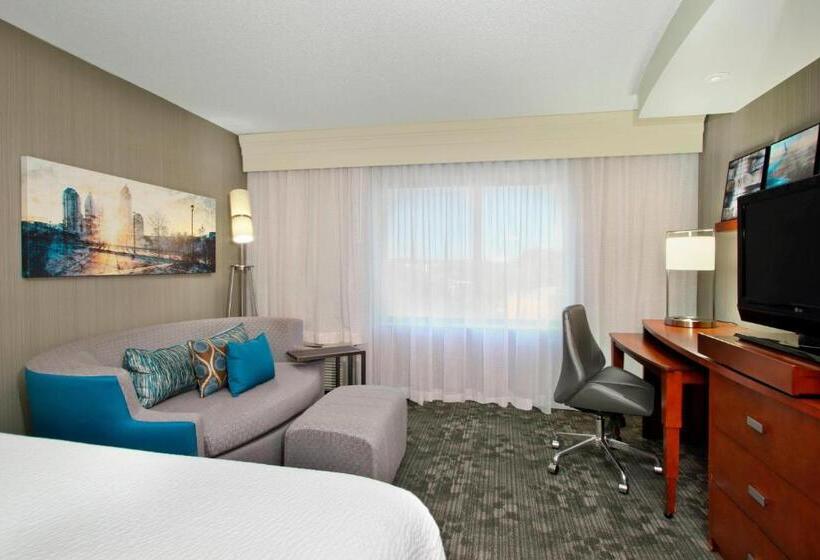 חדר סטנדרט עם מיטת קינג, Courtyard Atlanta Airport West