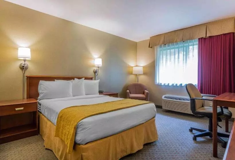 キングサイズベッドのスタンダードルーム, Quality Inn Hyde Park   Poughkeepsie North