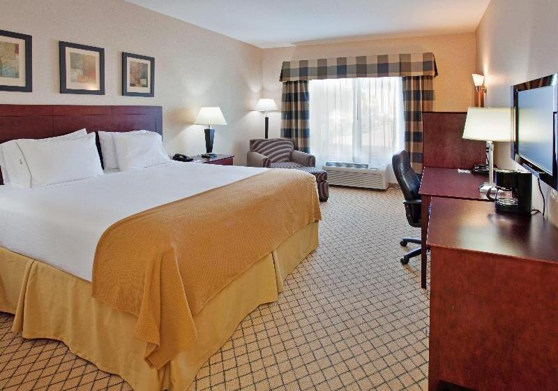 キングサイズベッドのスタンダードルーム, Holiday Inn Express Hotel & Suites Wichita Airport, An Ihg