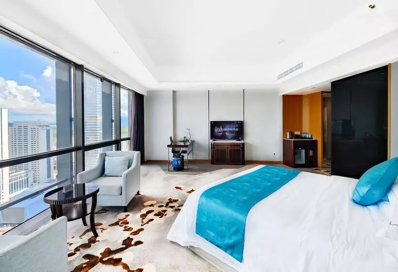 Deluxe-huone, Huaqiang Plaza Hotel Shenzhen, Enjoy Complimentary Afternoon Tea & Mini Bar & Night Snack