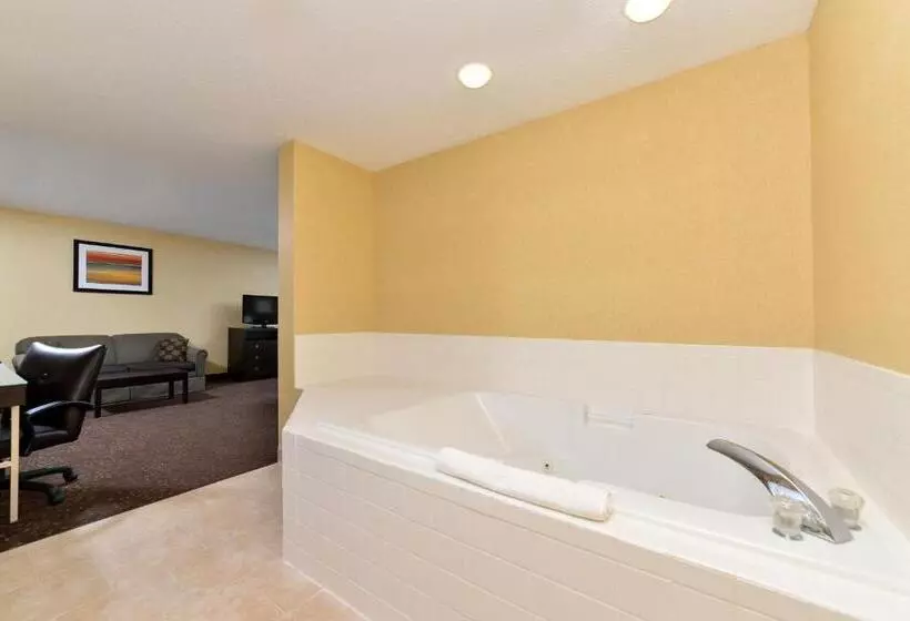 キングサイズベッドのスイートルーム, Holiday Inn Express Hotel & Suites Charlotte, An Ihg
