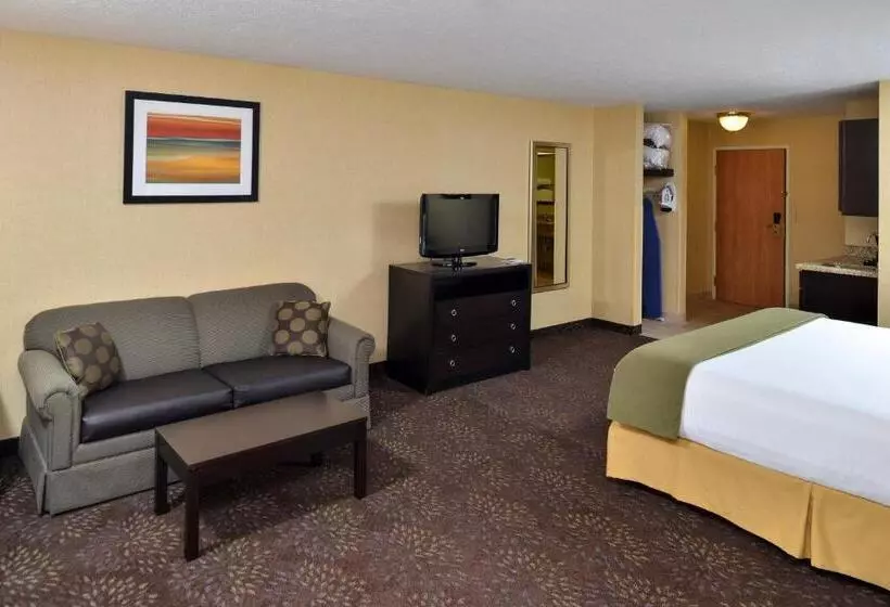 キングサイズベッドのスイートルーム, Holiday Inn Express Hotel & Suites Charlotte, An Ihg