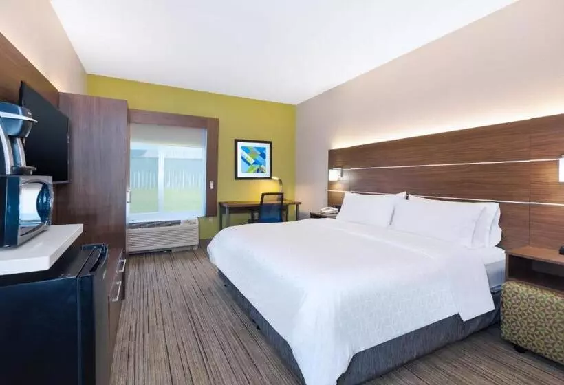 身障者適用キングサイズベッドルーム, Holiday Inn Express And Suites Three Rivers, An Ihg