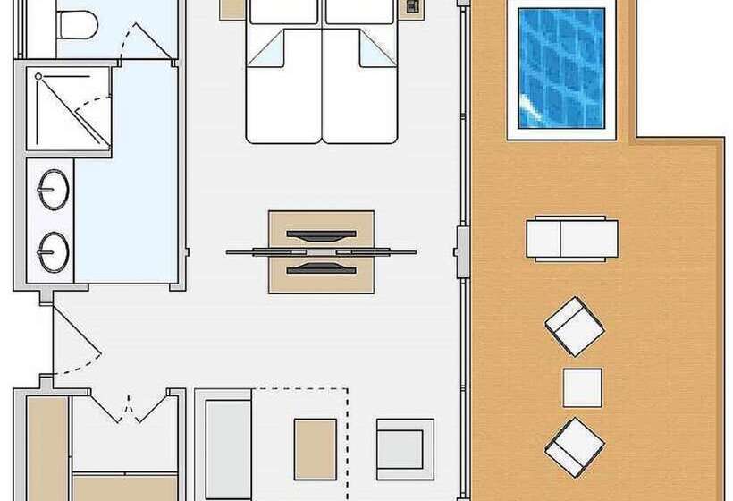 سوییت با چشم‌انداز دریا, Robinson Sarigerme Park   All Inclusive