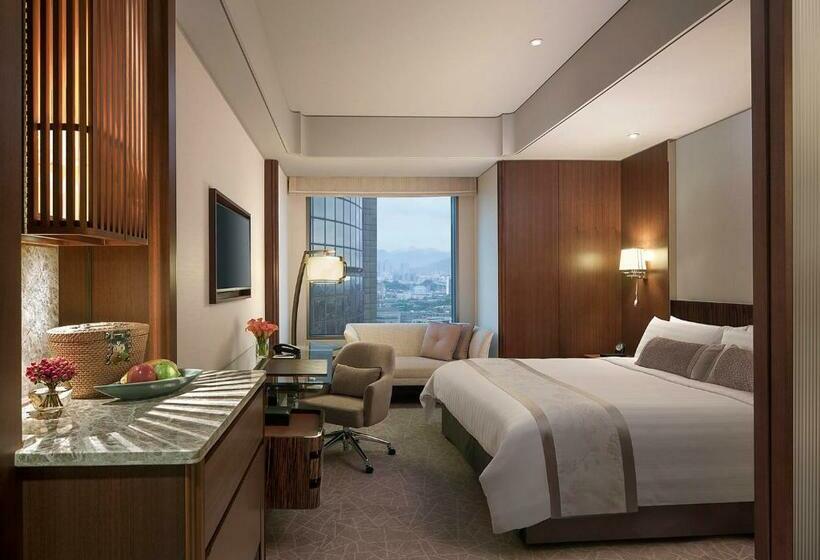 디럭스 룸 킹사이즈 침대, Shangrila Far Eastern, Taipei