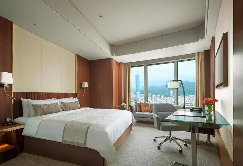 Deluxe-huone King-vuode Näköala, Shangrila Far Eastern, Taipei