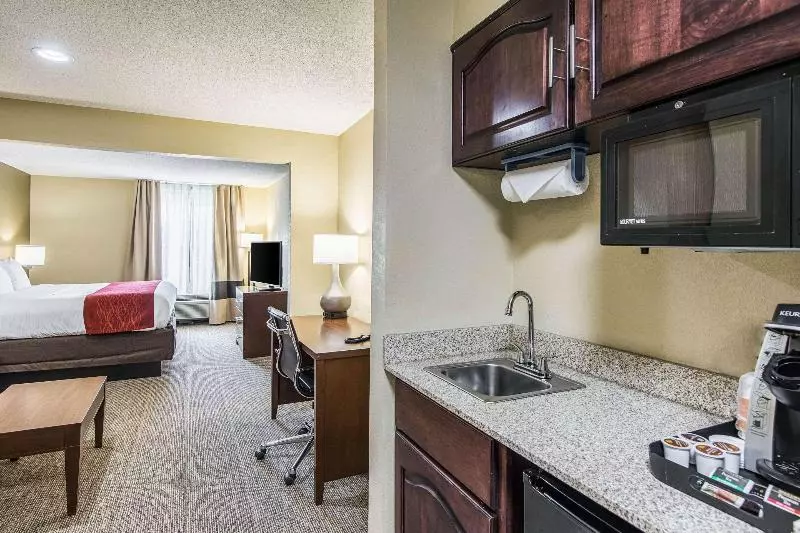 キングサイズベッドのスイートルーム, Comfort Inn & Suites Greenwood Near University