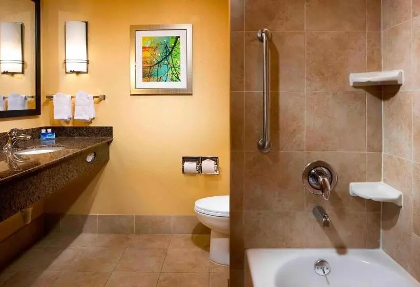 キングサイドベッドのスタンダードワンルーム, Fairfield Inn & Suites Houston Intercontinental Airport