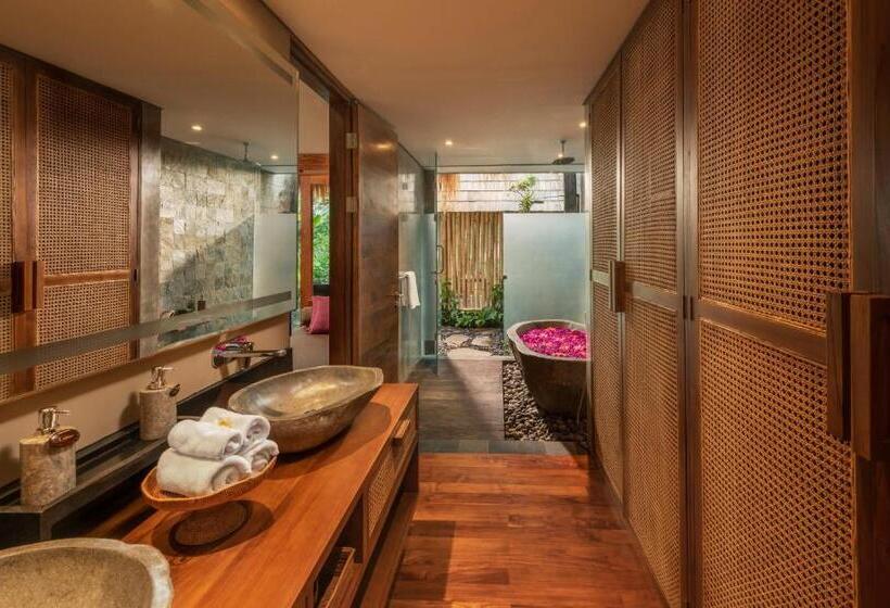 جناح مزود بحمام سباحة, Fivelements Retreat Bali