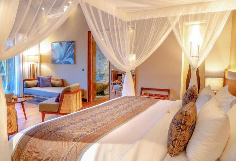 جناح مزود بحمام سباحة, Fivelements Retreat Bali