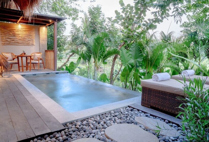 جناح مزود بحمام سباحة, Fivelements Retreat Bali