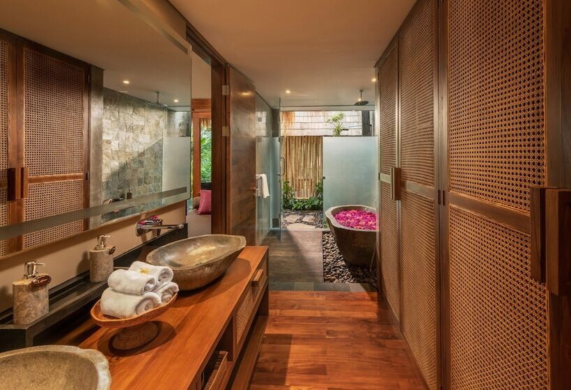 جناح مزود بحمام سباحة, Fivelements Retreat Bali