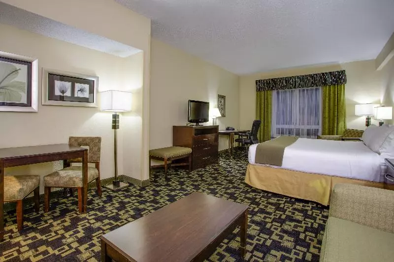 キングサイズベッドのスイートルーム, Holiday Inn Express Hotel Raleigh Southwest, An Ihg