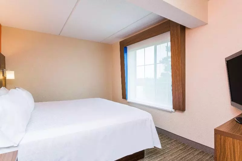 キングサイズベッドのスイートルーム, Holiday Inn Express Hotel And Suites Petersburg   Fort Lee, An Ihg
