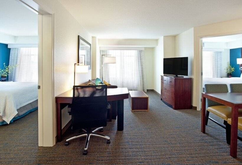 침실 2개 스위트, Residence Inn By Marriott Portland Airport At Cascade Station