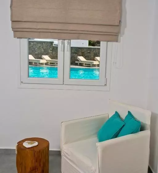 プールの見えるデラックスルーム, Annamaria Mykonos