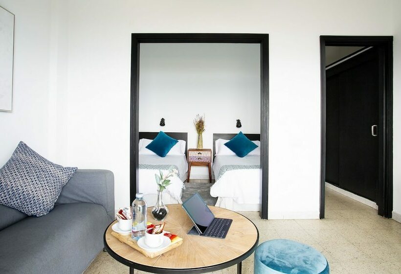 带1个卧室的带海景的公寓, Apartamentos Islamar Arrecife