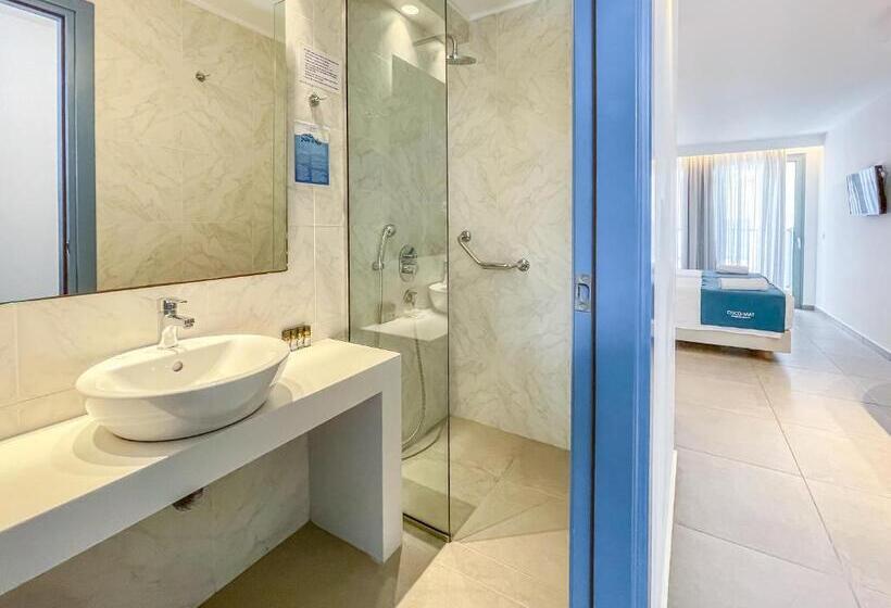 غرفة قياسية مطلّة علي حمام السباحة, Alia Beach Hotel By Estia