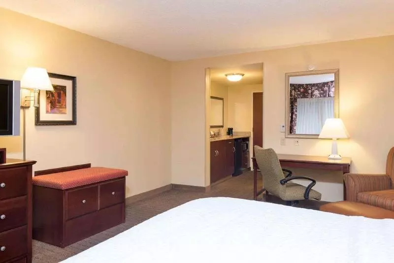キングサイズベッドのスタンダードルーム, Hampton Inn Schenectady Downtown
