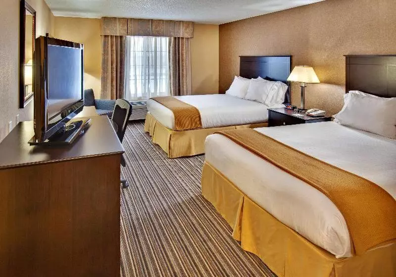 キングサイズベッドのスタンダードルーム, Holiday Inn Express Hotel & Suites Council Bluffs   Convention Center Area, An Ihg