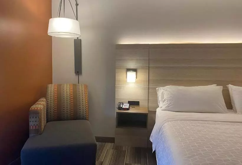 身障者適用キングサイズベッドルーム, Holiday Inn Express Hotel & Suites Logansport, An Ihg
