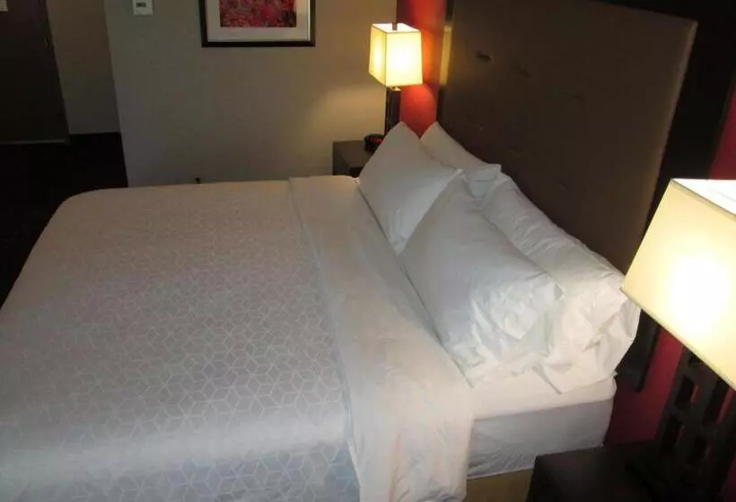 キングサイズベッドのデラックスルーム, Holiday Inn Express Cloverdale   Greencastle, An Ihg
