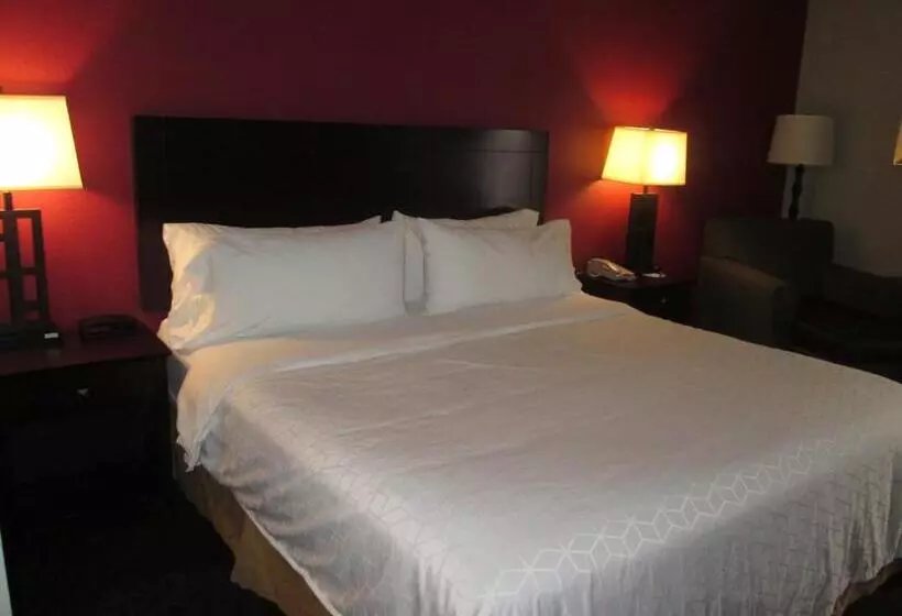 キングサイズベッドのデラックスルーム, Holiday Inn Express Cloverdale   Greencastle, An Ihg