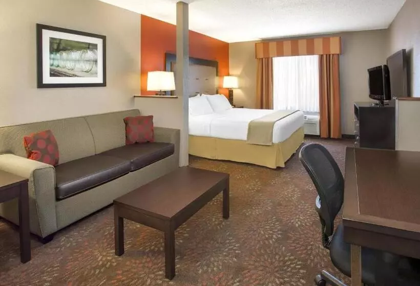 キングサイズベッドのスイートルーム, Holiday Inn Express Hotel & Suites Muncie By Ihg