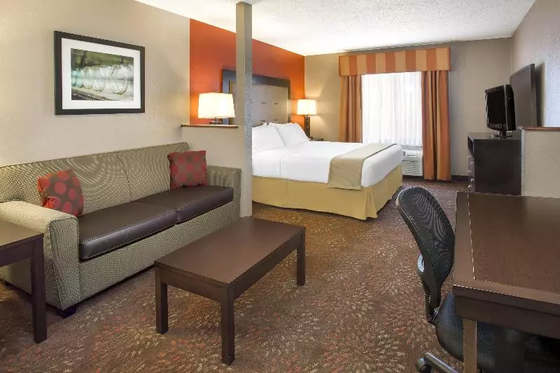 キングサイズベッドのスイートルーム, Holiday Inn Express Hotel & Suites Muncie By Ihg