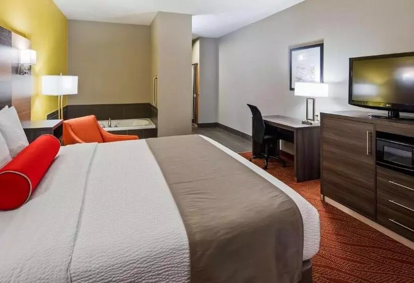 キングサイズベッドのスタンダードルーム, Best Western Plus Midwest City Inn & Suites