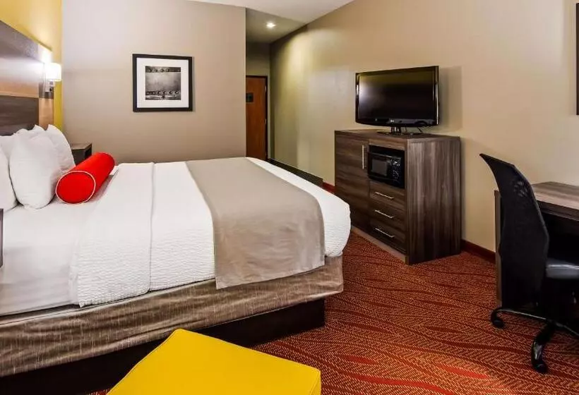 身障者適用キングサイズベッドルーム, Best Western Plus Midwest City Inn & Suites