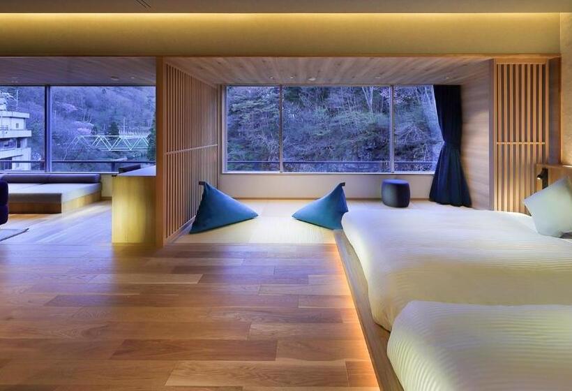 带河湖景观的套房, Shidotaira