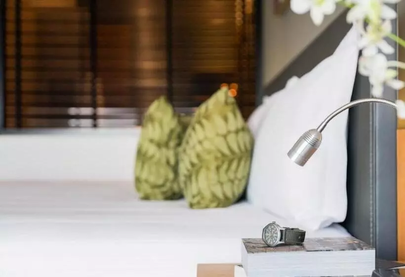 キングサイズベッド、ビュー付きデラックスルーム, The Paragon Hotel Mexico Santa Fe By Accor