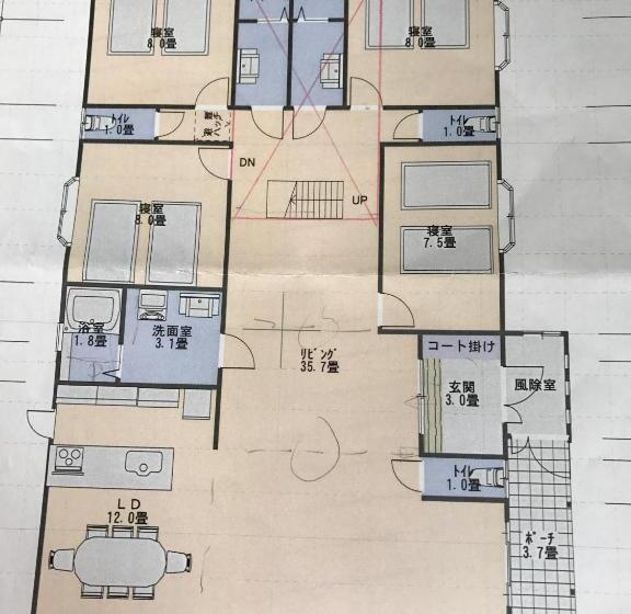 １ベッドルームのデラックスアパートメント, Tsuru Apartments