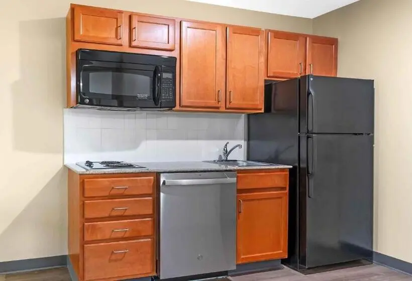 キングサイドベッドのスタンダードワンルーム, Extended Stay America Suites Bartlesville Hwy 75