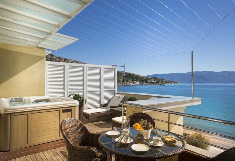 1침실 디럭스 아파트 바다 전망, Valamar Atrium Residence