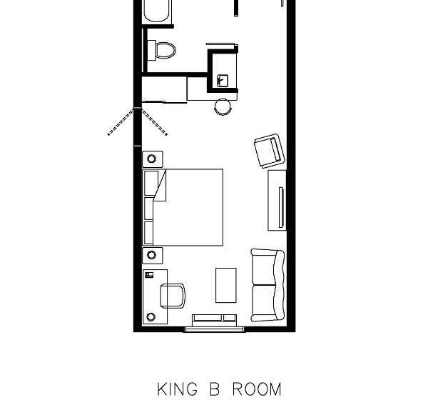 غرفة قياسية سرير كينج, Camrose Resort Casino