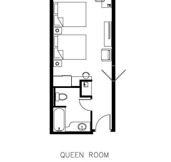 غرفة قياسية لذوى الاحتياجات الخاصة, Camrose Resort Casino