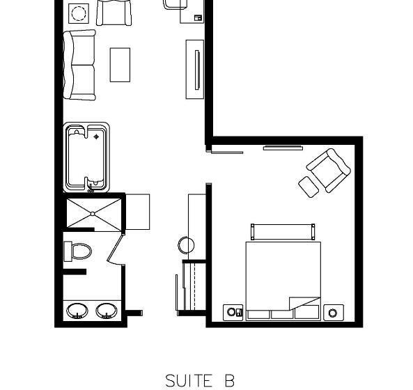 جناح سرير كينج, Camrose Resort Casino