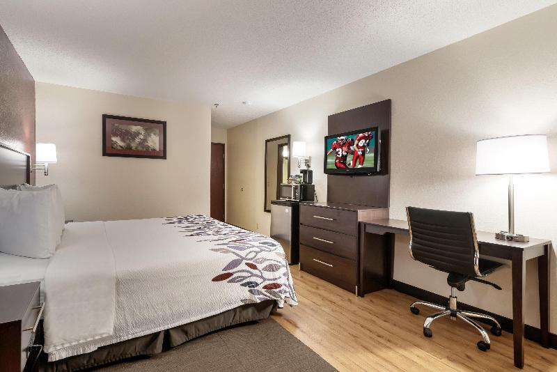 חדר דחוקס עם מיטת קינג, Red Roof Inn Auburn