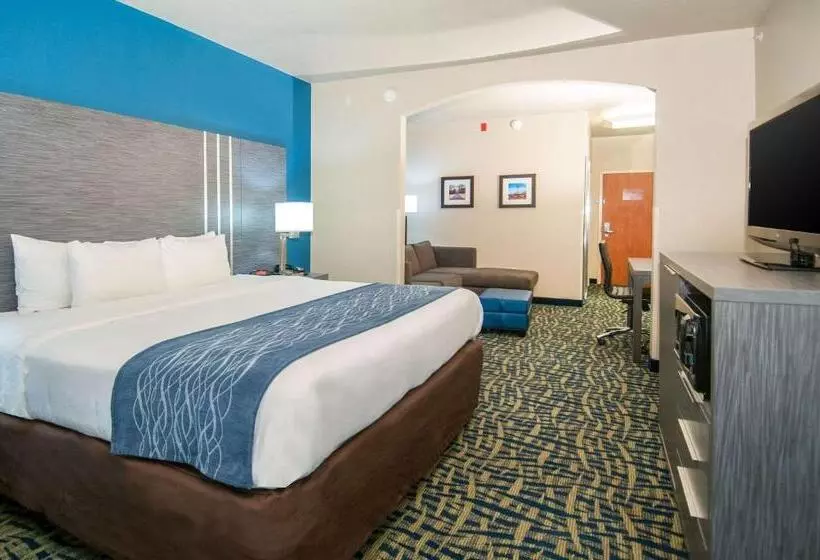 キングサイズベッドのスイートルーム, Comfort Inn & Suites Pauls Valley  City Lake