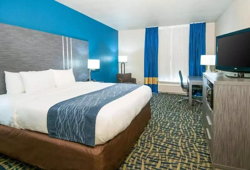 キングサイズベッドのスタンダードルーム, Comfort Inn & Suites Pauls Valley  City Lake
