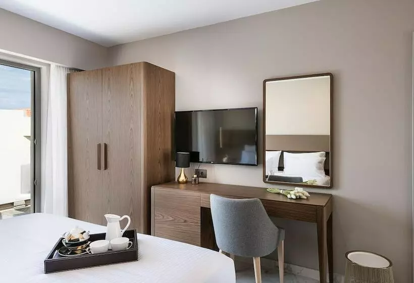 اتاق اساندارد با چشم‌انداز جانبی به دریا, Porto Platanias Beach Luxury Selection - Adults Only