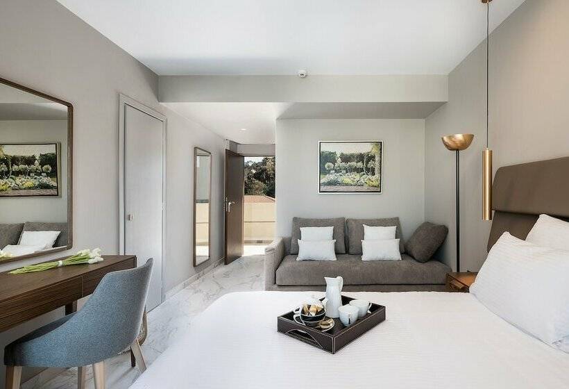 标准间侧面带海景, Porto Platanias Beach Luxury Selection - Adults Only