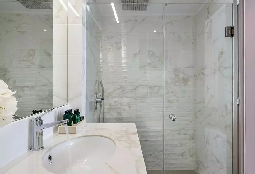 اتاق اساندارد با چشم‌انداز جانبی به دریا, Porto Platanias Beach Luxury Selection - Adults Only